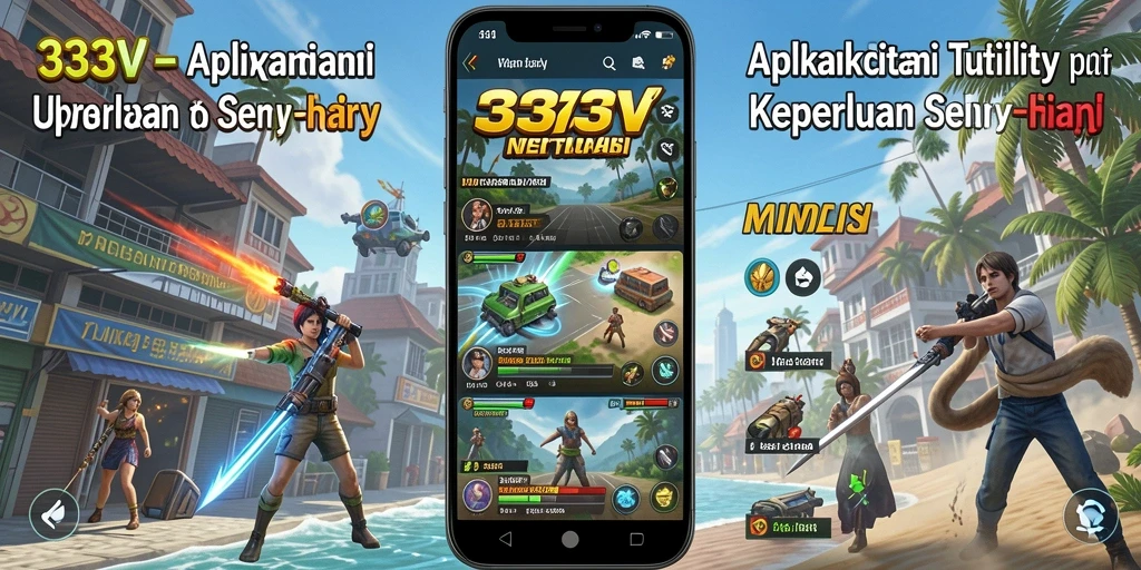 Tampilan antarmuka aplikasi Utility 333V yang intuitif dan fungsional.