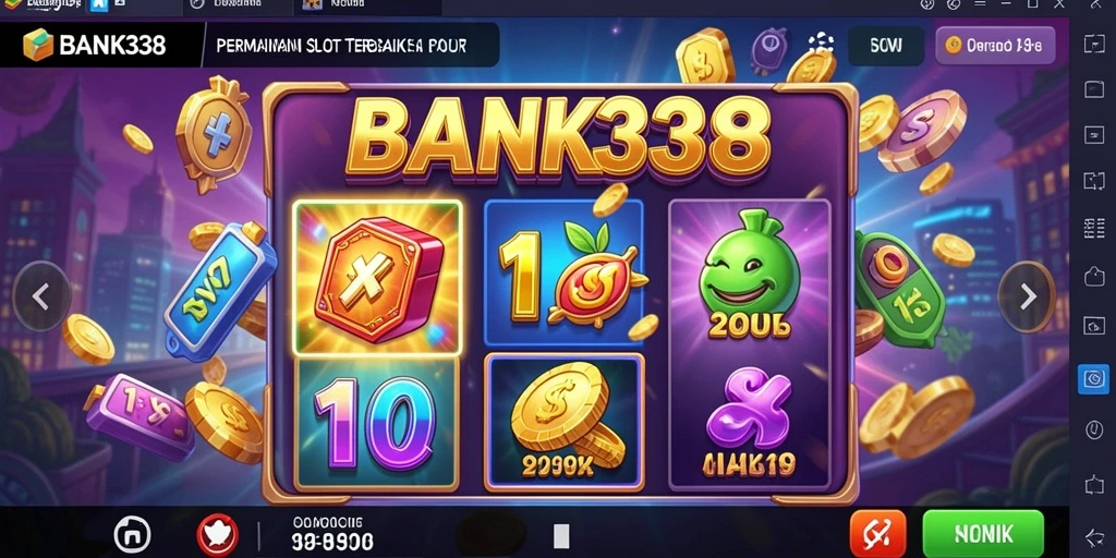 Screenshot gameplay BANK338 dengan grafis slot yang menarik.