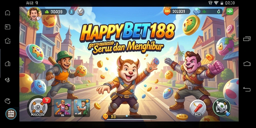 Tangkapan layar utama gameplay <strong>HAPPYBET188</strong> yang menampilkan aksi seru dari permainan Arcade.