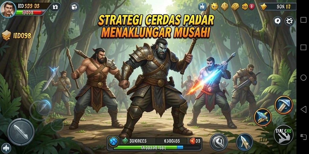 Tampilan utama gameplay ID098 yang mendebarkan dan penuh taktik strategi.