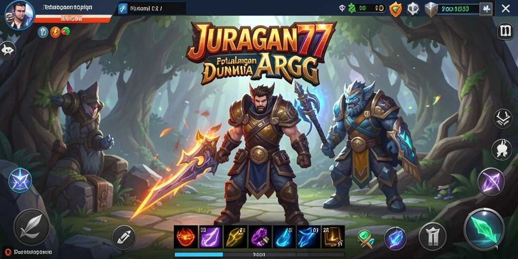 Tampilan gameplay menakjubkan di JURAGAN77, menunjukkan aksi seru dan grafis yang memukau.
