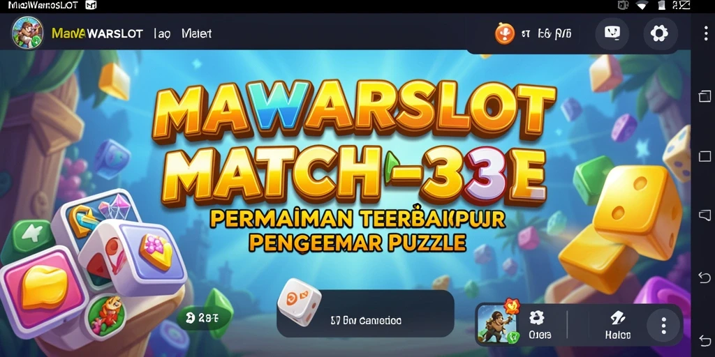 Screenshot gameplay MAWARSLOT dengan tampilannya yang colorful dan menantang.