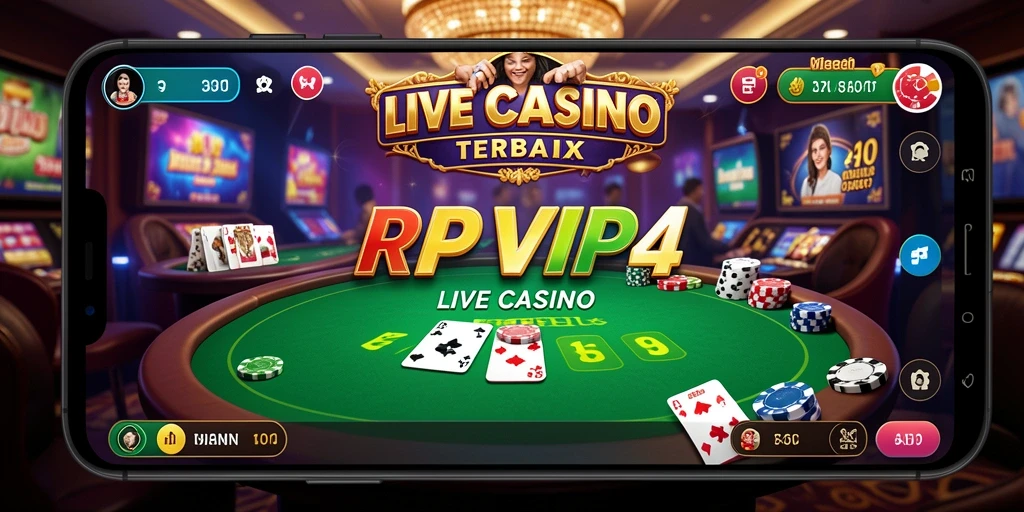 Tampilan gameplay RPVIP4 Live Casino yang seru dan interaktif.