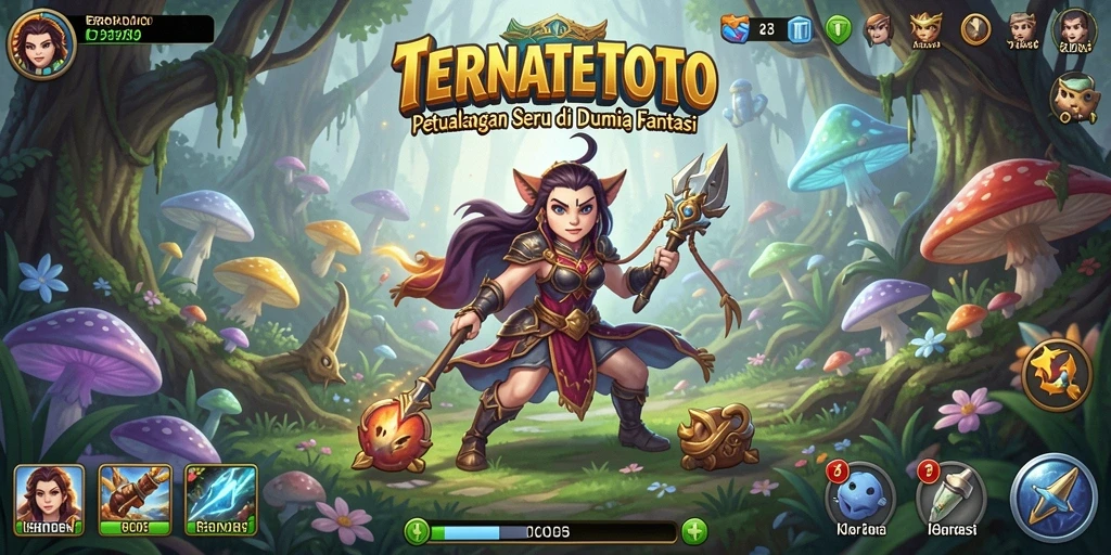 Screenshot gameplay TERNATETOTO yang menunjukkan aksi petualangan seru.